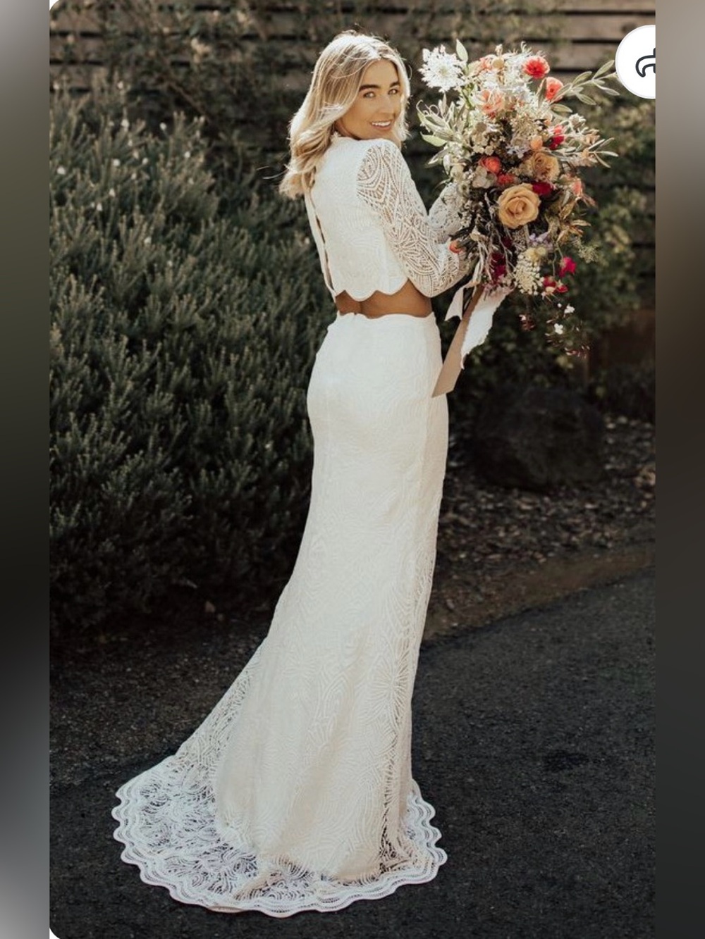 BHLDN Tadashi Shoji Campbell Bridal Skirt, Ivory, Size 10, NWT